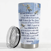 Personalized Cross And Dragonfly Tumbler Jewelry Style For Friend